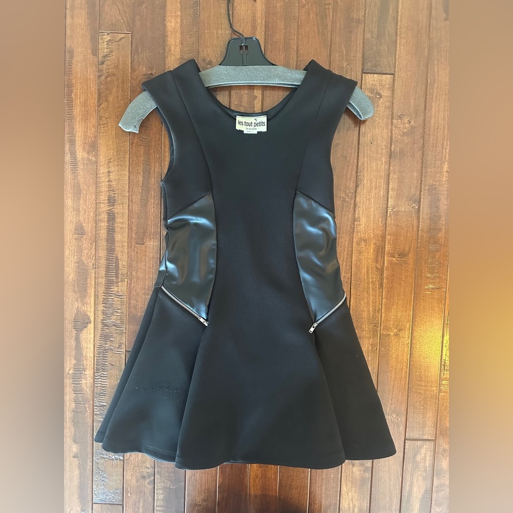 WORN ONCE, Les Tout Petits, Black mini Girls dress